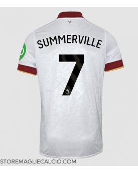 West Ham United Crysencio Summerville #7 Maglia Gara Terza Repliche 2024-25 Maniche Corte